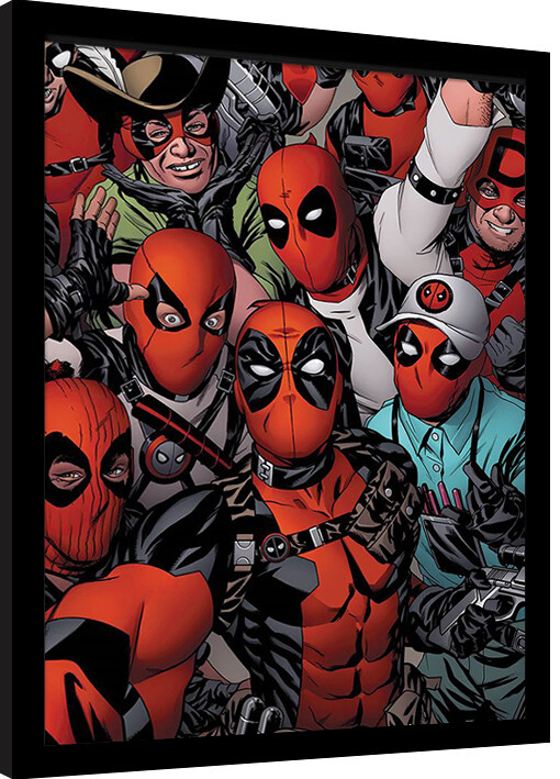 Uokvireni poster Deadpool - Selfie