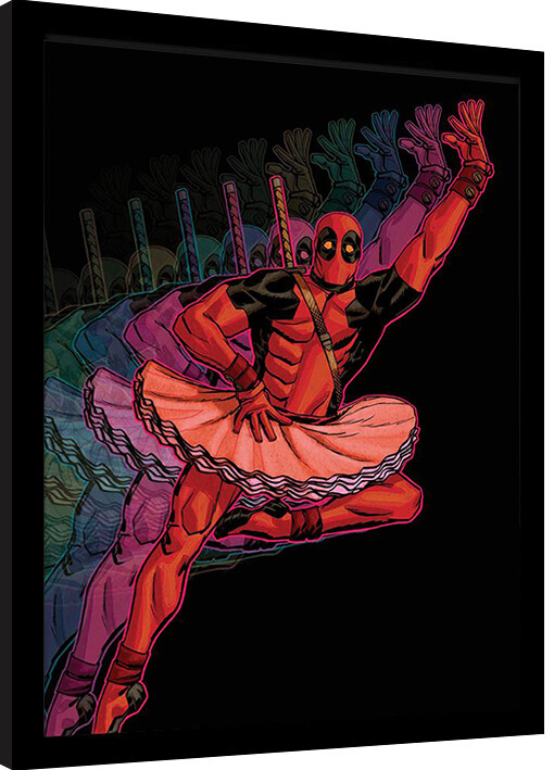 Kehystetty juliste Deadpool - Ballerina