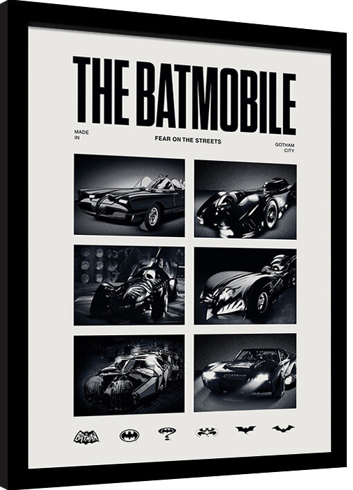 Рамкиран плакат Batman - 1989 Batmobile