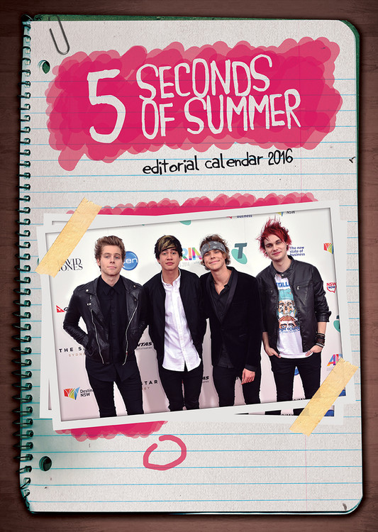 Ημερολόγιο 2027 5 Seconds of Summer