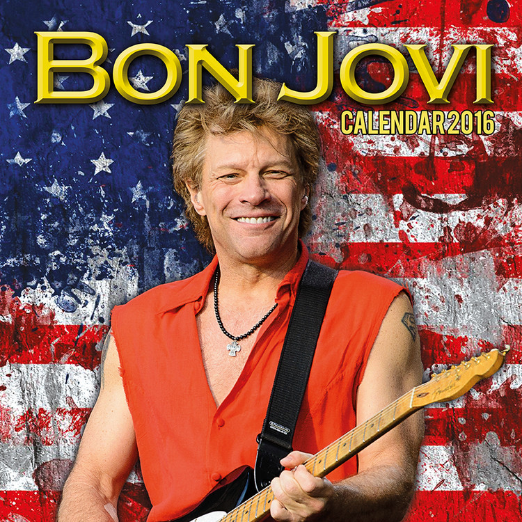 Calendar 2016 Jon Bon Jovi