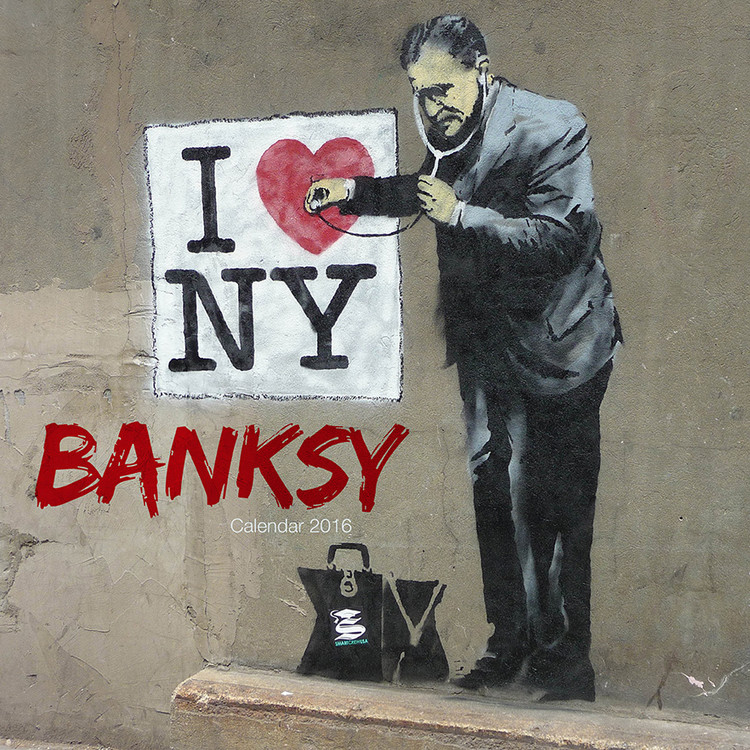 Ημερολόγιο 2027 Banksy Street Art