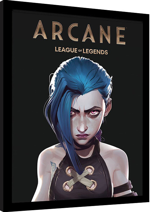 Uokvirjen plakat Arcane - Jinx