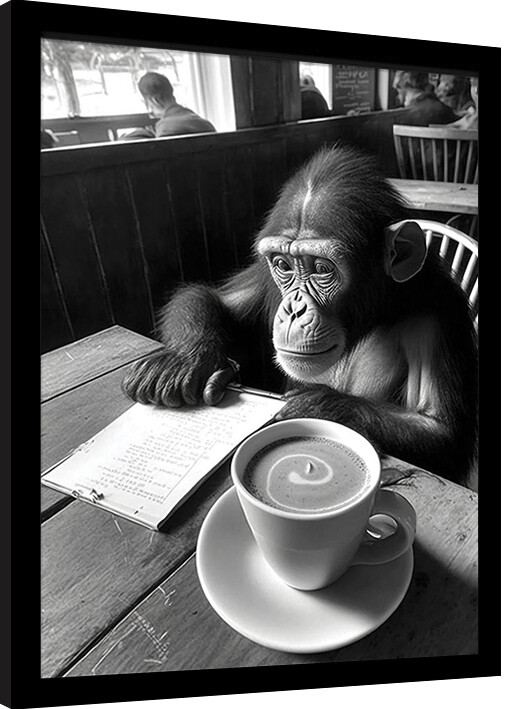 Κορνιζαρισμένη αφίσα Ada Ingram - Hipster Chimp