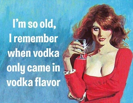 Μεταλλική πινακίδα I'm So Old - Vodka