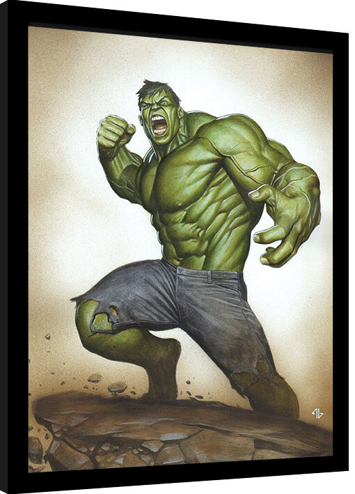 Poster emoldurado Marvel Classic - Immortal Hulk - The Best Defence