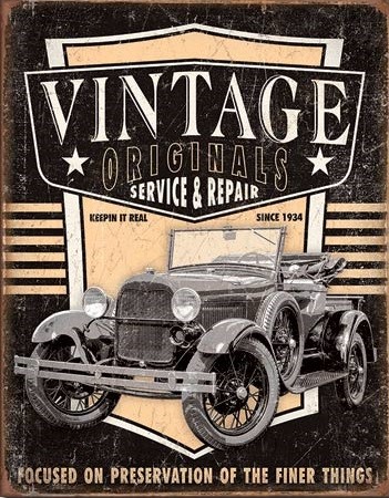 Μεταλλική πινακίδα Vintage Originals - Pickup
