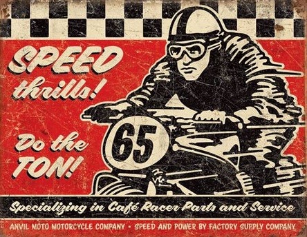Metallikyltti Speed Thrills