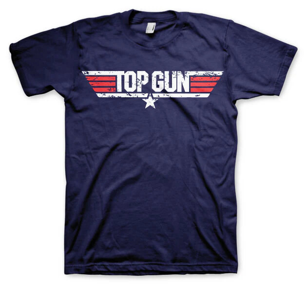 Μπλουζάκι Top Gun - Distressed Logo