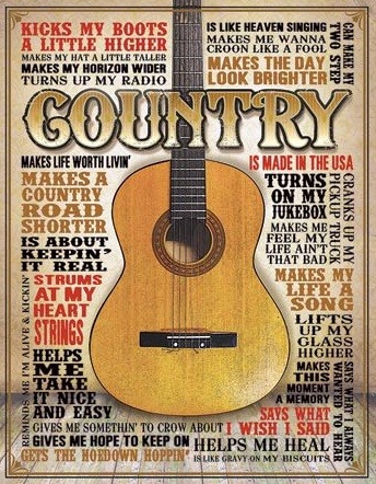 Μεταλλική πινακίδα Country - Made in America