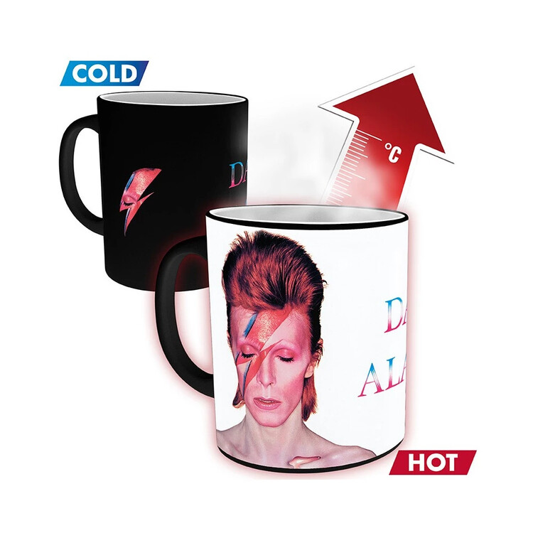Skodelica za spreminjanje barve David Bowie - Aladdin Sane