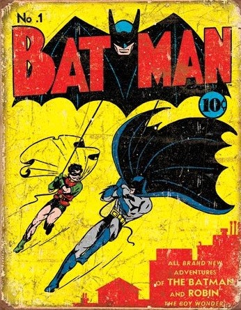 Μεταλλική πινακίδα Batman No1 - Cover
