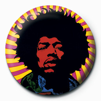 Badge JIMI HENDRIX - psychedelic