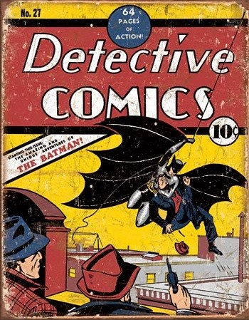 Metallikyltti Detective Comics No27