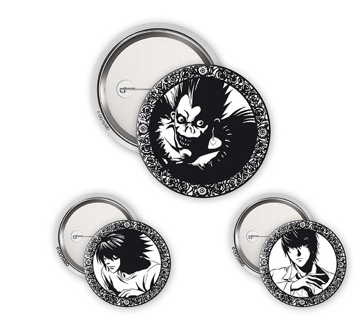 Merkkisetti Death Note - Light, L & Ryuk