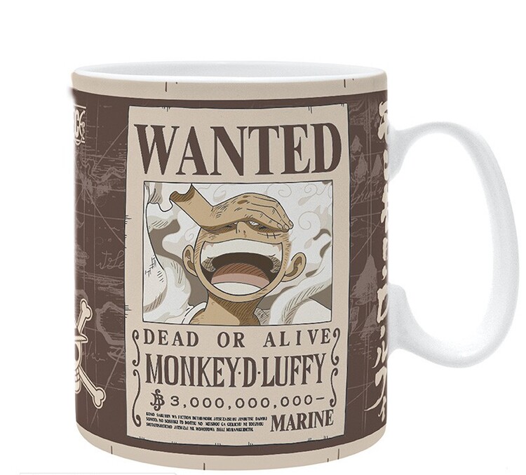 Κούπα One Piece - Luffy Wanted