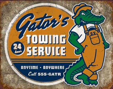 Metallikyltti Torque - Gator's Towing