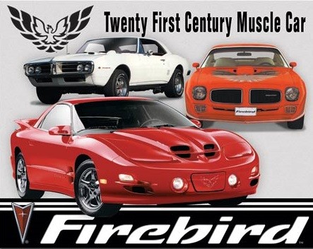 Μεταλλική πινακίδα Pontiac Firebird Tribute