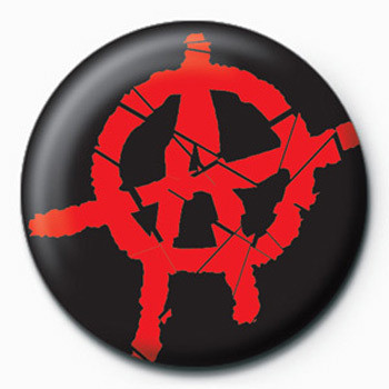 Crachá PUNK - ANARCHY (RED)