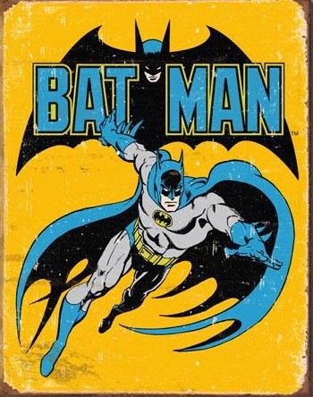 Μεταλλική πινακίδα Batman - Retro