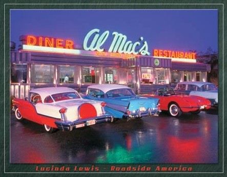Metallikyltti Lewis - Al Mac Diner