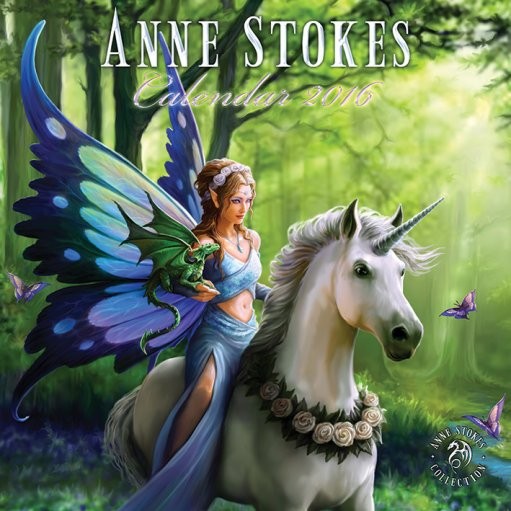 Календар 2027 Fantasy - Anne Stokes