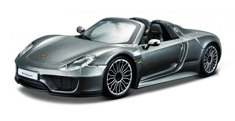 Porsche 918 Spyder Metallic Grey 1:24