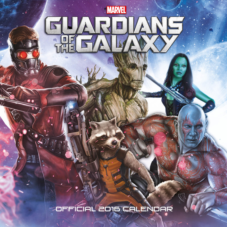 Календар 2027 Guardians of the Galaxy