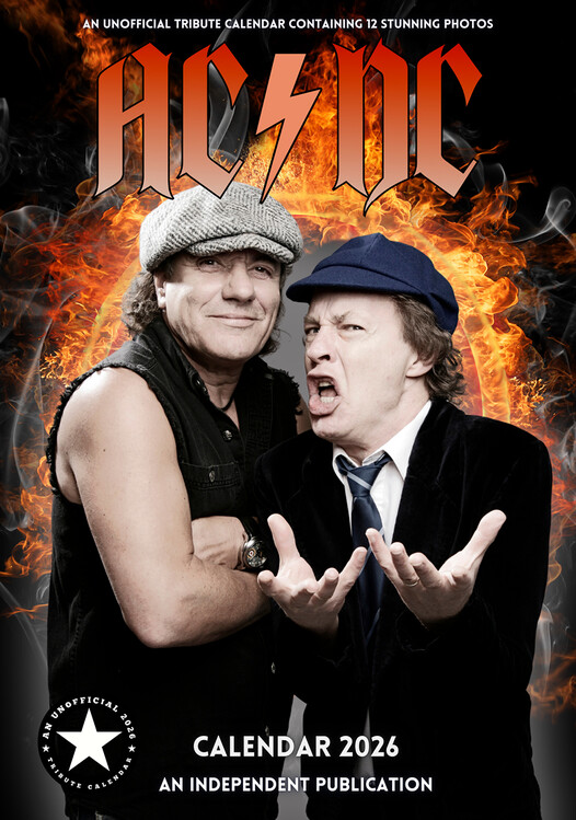 Календар 2027 AC/DC
