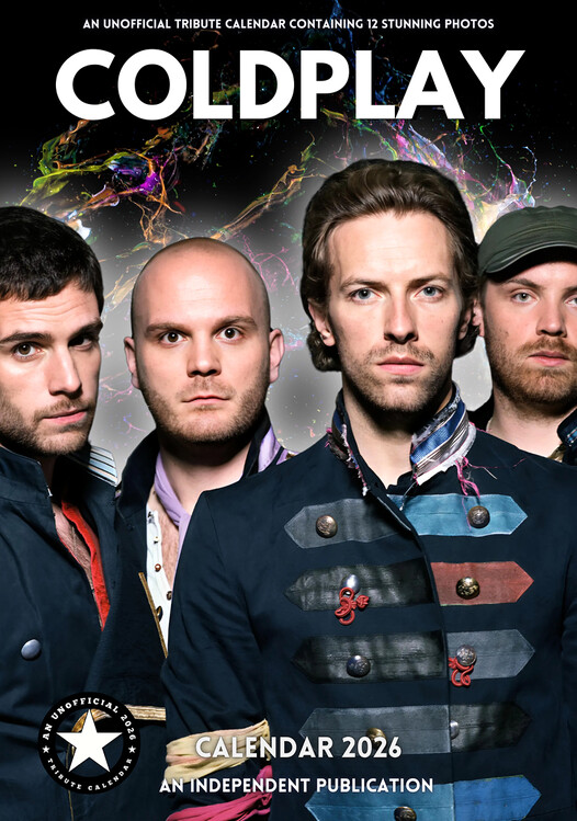 Ημερολόγιο 2027 Coldplay - Chris Martin