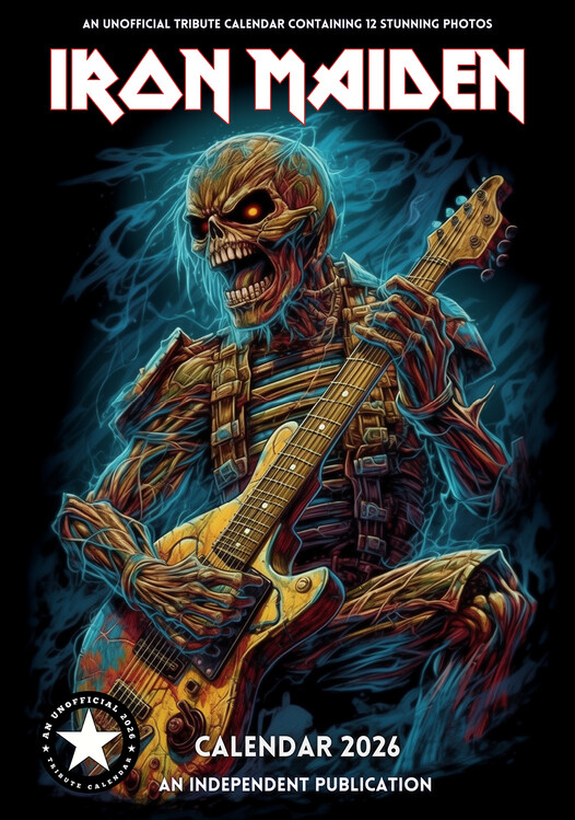 Calendar 2027 Iron Maiden