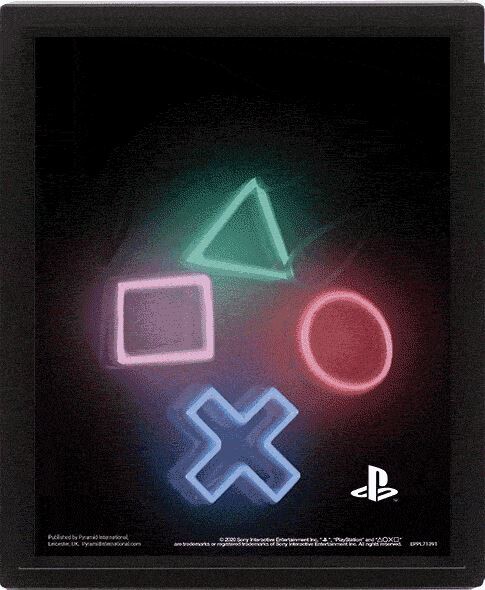 3D Poster Playstation - Play