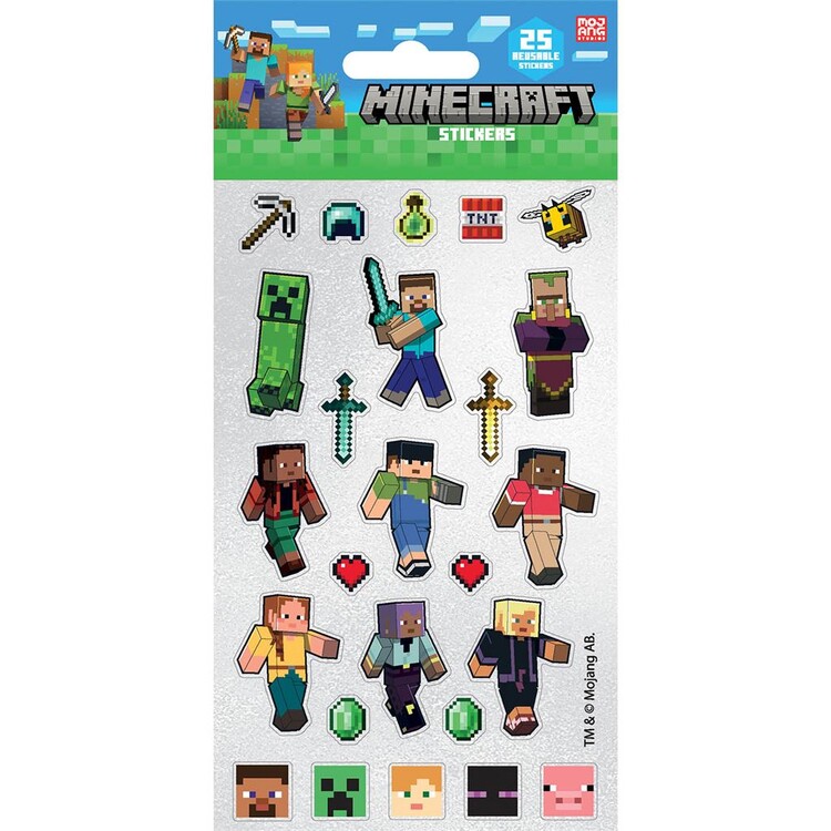 Nalepke Minecraft - Characters