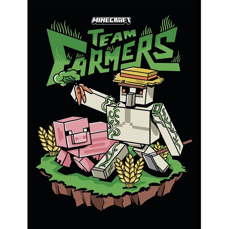 Принти на полотні Minecraft - Team Farmers