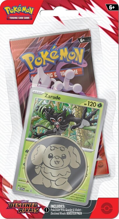 Collectors Cards - Pokémon TCG: SV10 Destined Rivals - Checklane Blister - ZARUDE