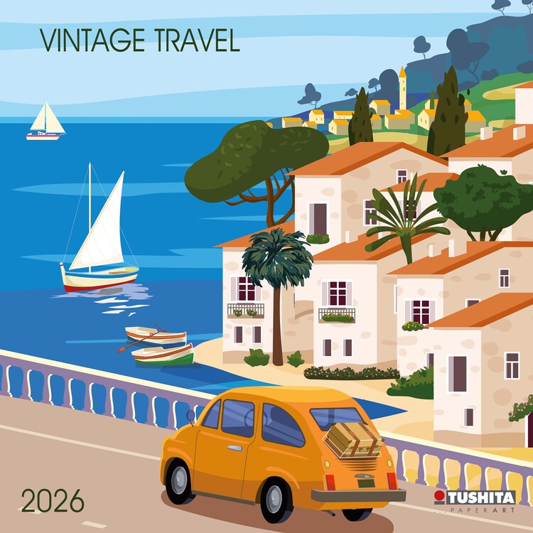 Ημερολόγιο 2027 Vintage Travel