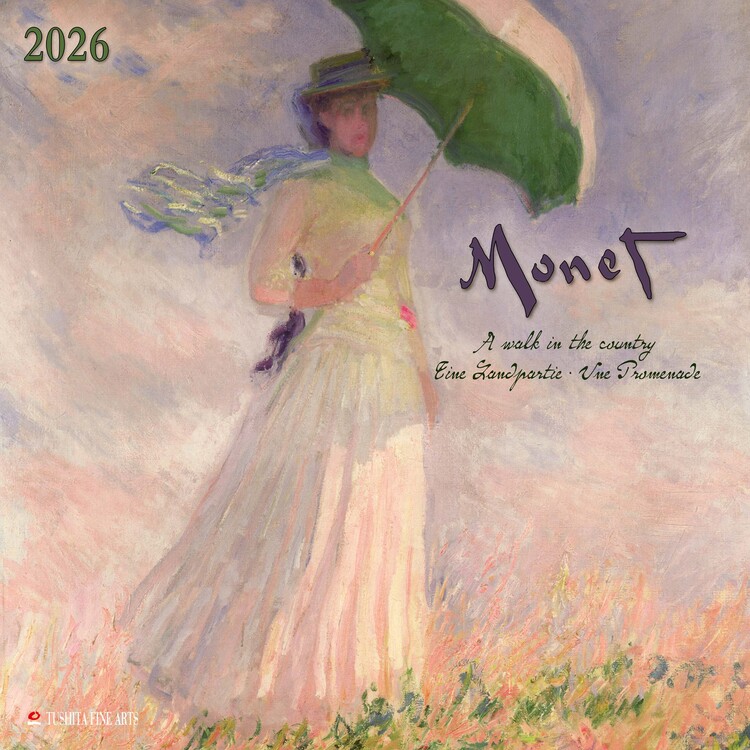 Календар 2027 Claude Monet - A Walk in the Country