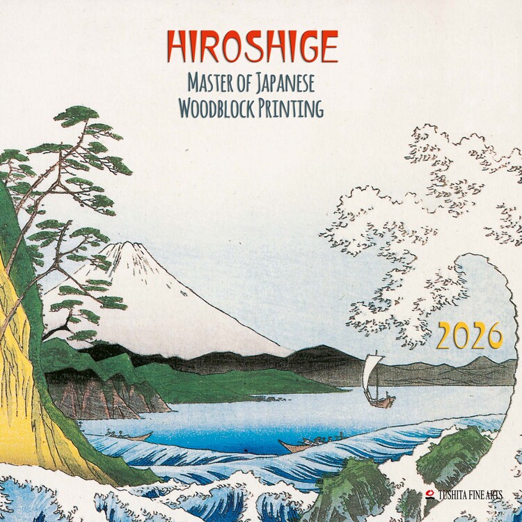 Календар 2027 Hiroshige - Japanese Woodblock Printing