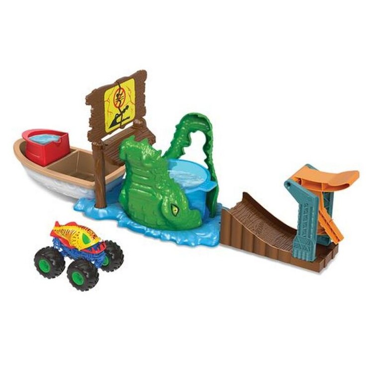 Hot Wheels - Monster Trucks Color Shifters - Furious Crocodile