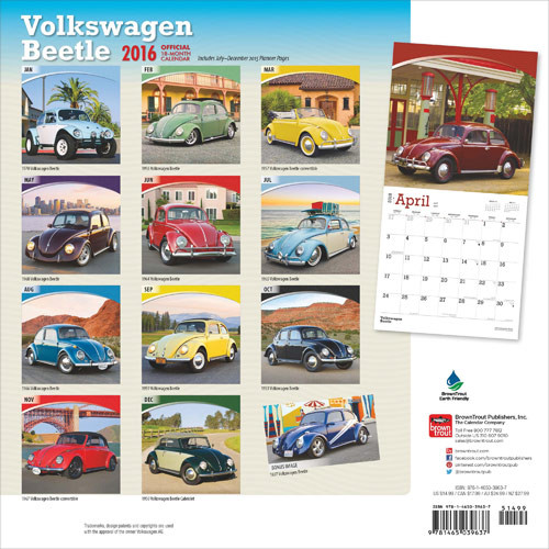 Calendar 2018 VW CAMPERS-Wall Calendar-Calendar for men-Salmon Calendar 2018 VW CAMPERS-Wall Calendar-Calendar for men-Salmon