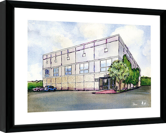 Κορνιζαρισμένη αφίσα The Office - Pam Watercolor
