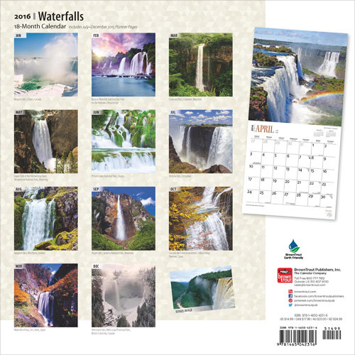 Waterfall - Calendars 2016 on EuroPosters