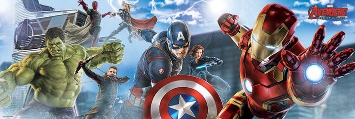 Плакат Avengers: Age Of Ultron - Skyline