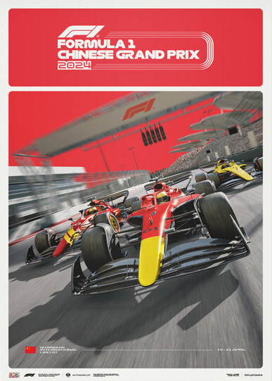 Εκτύπωση τέχνης Formula 1® - Chinese Grand Prix - 2024