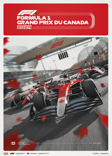 Εκτύπωση τέχνης Formula 1 Grand Prix Du Canada 2024