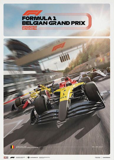 Εκτύπωση τέχνης Formula 1® - Belgian Grand Prix - 2024