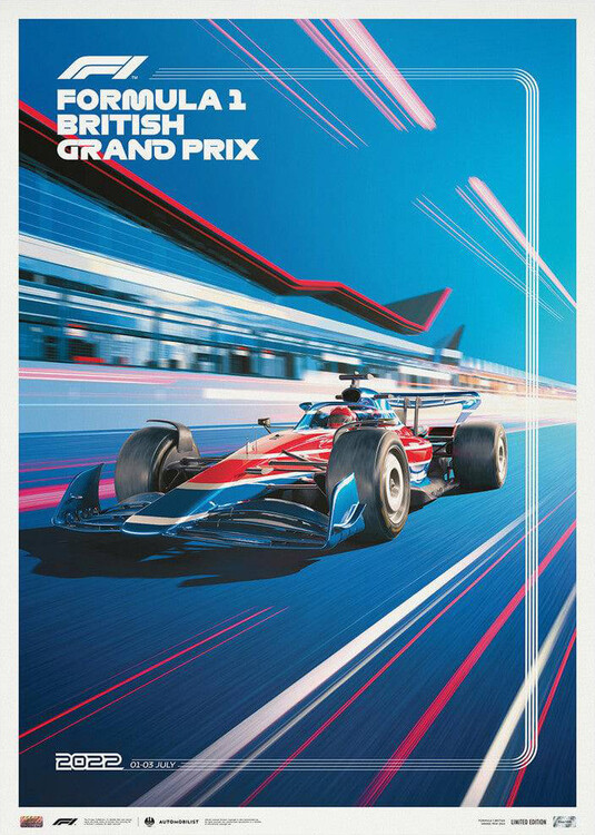 Εκτύπωση τέχνης Formula 1 - British Grand Prix - 2022 - Limited Edition