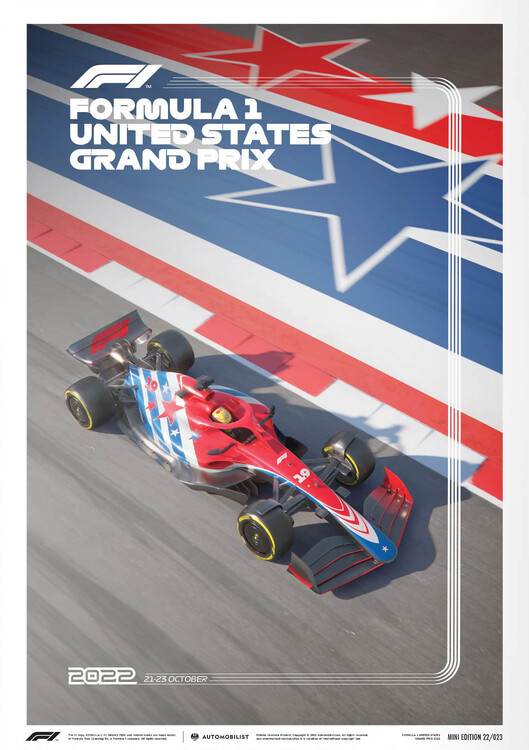 Εκτύπωση τέχνης Formula 1® - Aramco United States Grand Prix - 2022