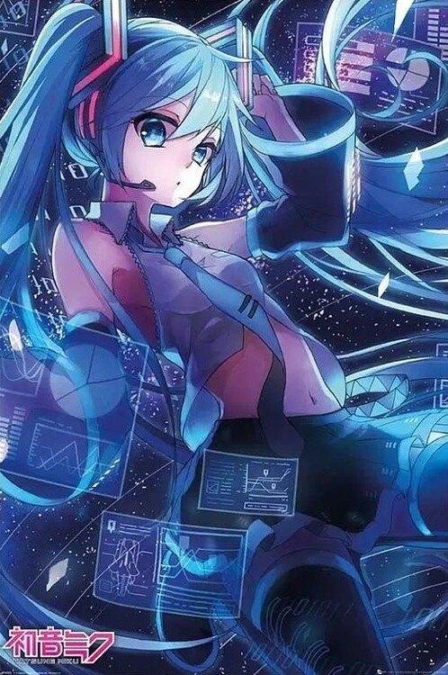 Плакат Hatsune Miku - Screen