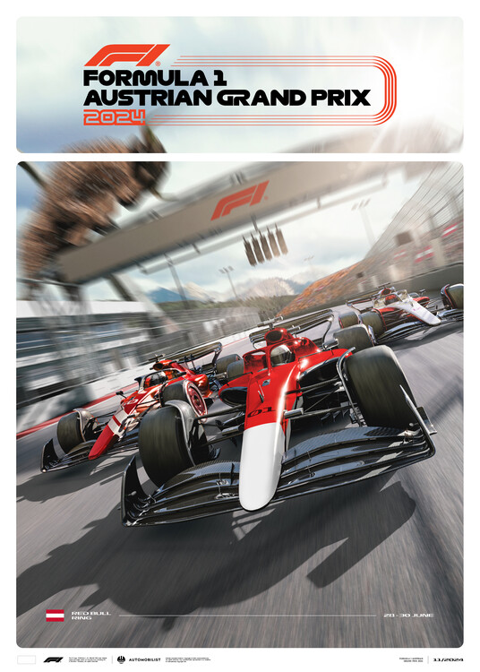 Εκτύπωση τέχνης Formula 1 Austrian Grand Prix 2024